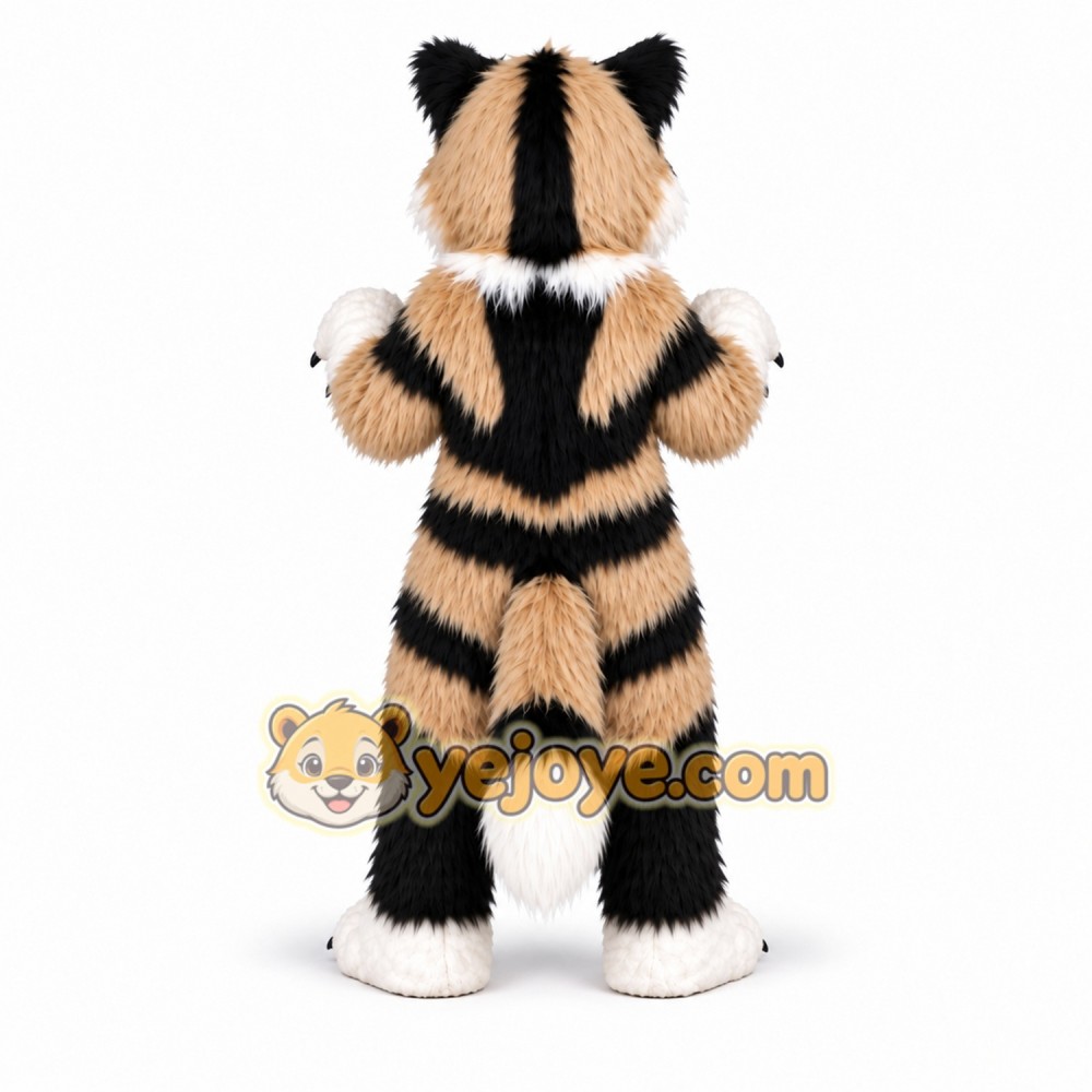 Tan Furry Cat Mascot Costume for Kids and Adults Tan Furry Cat Mascot Costume for Kids and Adults
