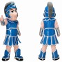 Blue Spartan Mascot Costume