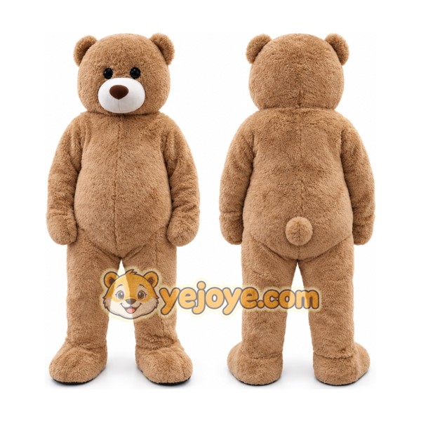 Brown Bear Mascot Costume for Parties and Events