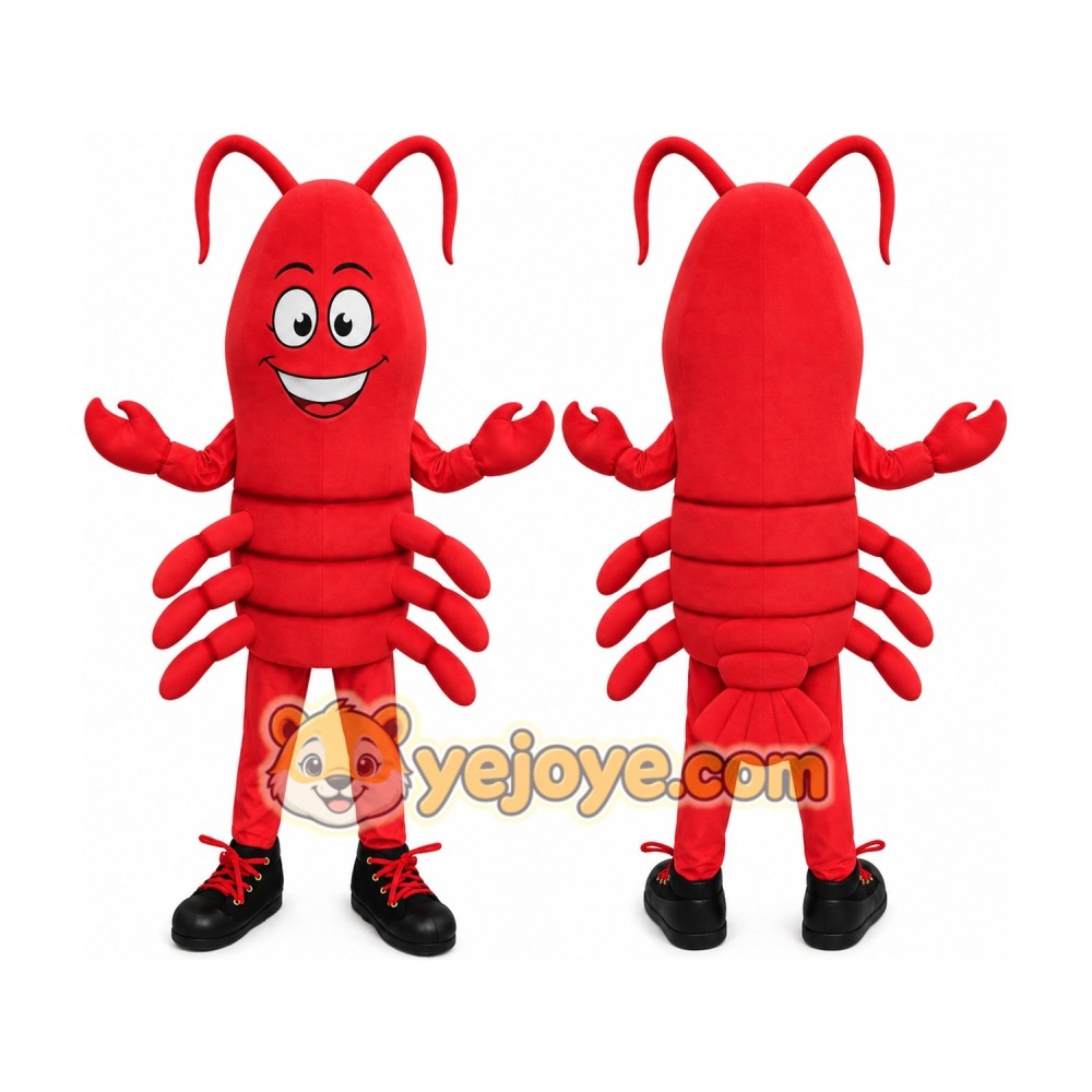 Red Lobster Mascot Costume for Parties and Events Red Lobster Mascot Costume for Parties and Events