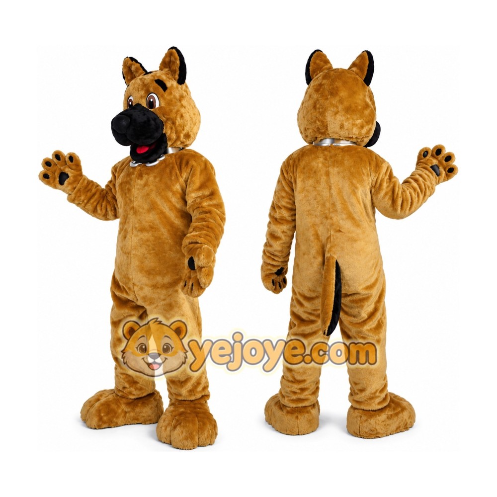 Brown Dog Mascot Costume Brown Dog Mascot Costume