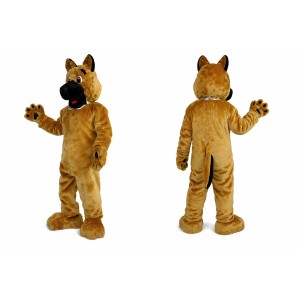 Brown Dog Mascot Costume