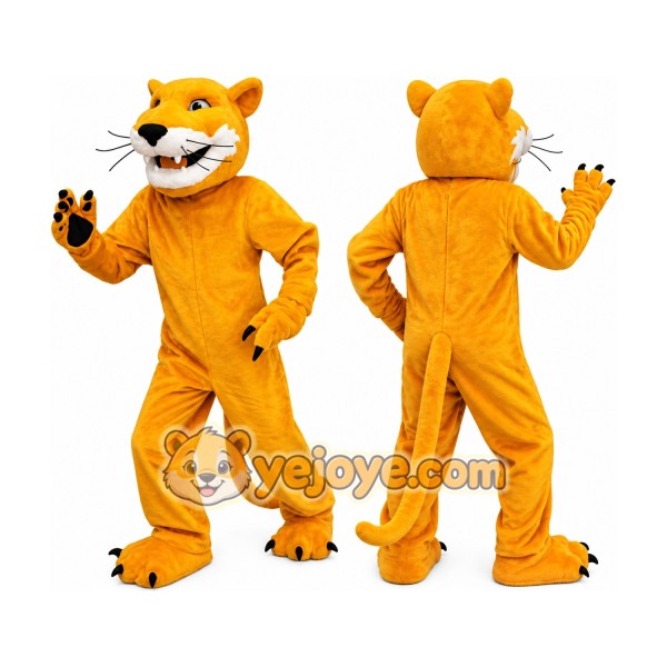 Orange Lion Mascot Costume for Kids and Adults