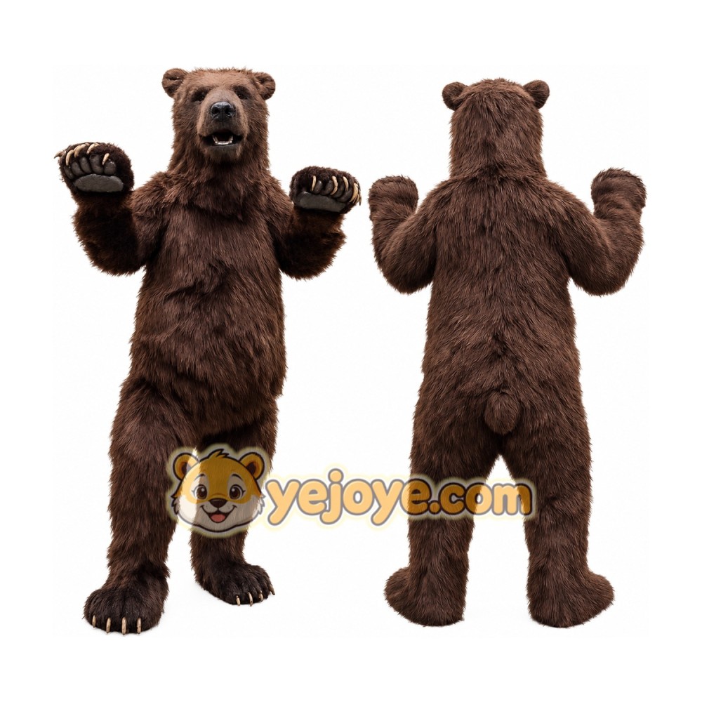 Brown Bear Mascot Costume for Kids and Adults Brown Bear Mascot Costume for Kids and Adults