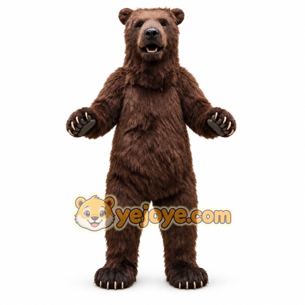 Brown Bear Mascot Costume for Kids and Adults Brown Bear Mascot Costume for Kids and Adults