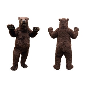 Brown Bear Mascot Costume for Kids and Adults