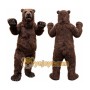 Brown Bear Mascot Costume for Kids and Adults