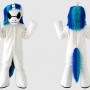 Blue Unicorn Mascot Costume for Kids and Adults