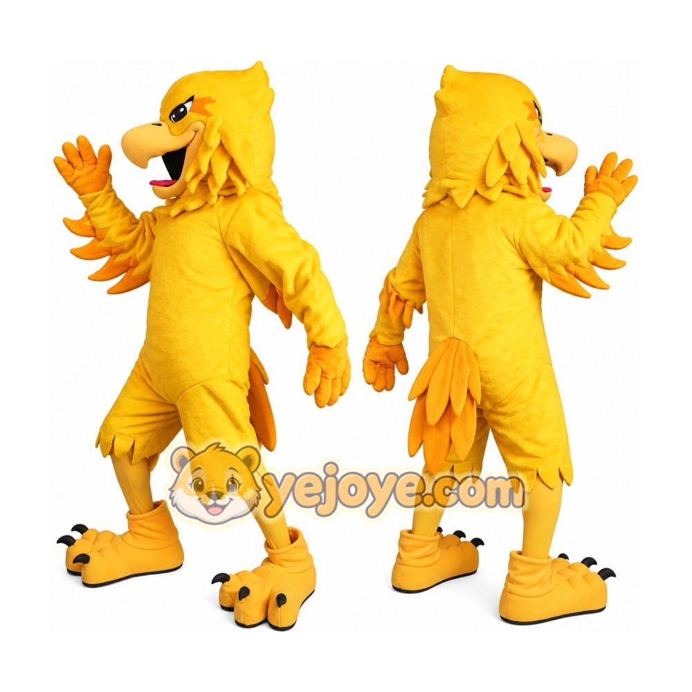 Yellow Bird Mascot Costume for Parties and Events Yellow Bird Mascot Costume for Parties and Events