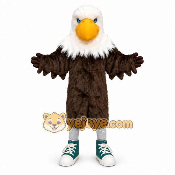 Brown Eagle Mascot Costume for Parties