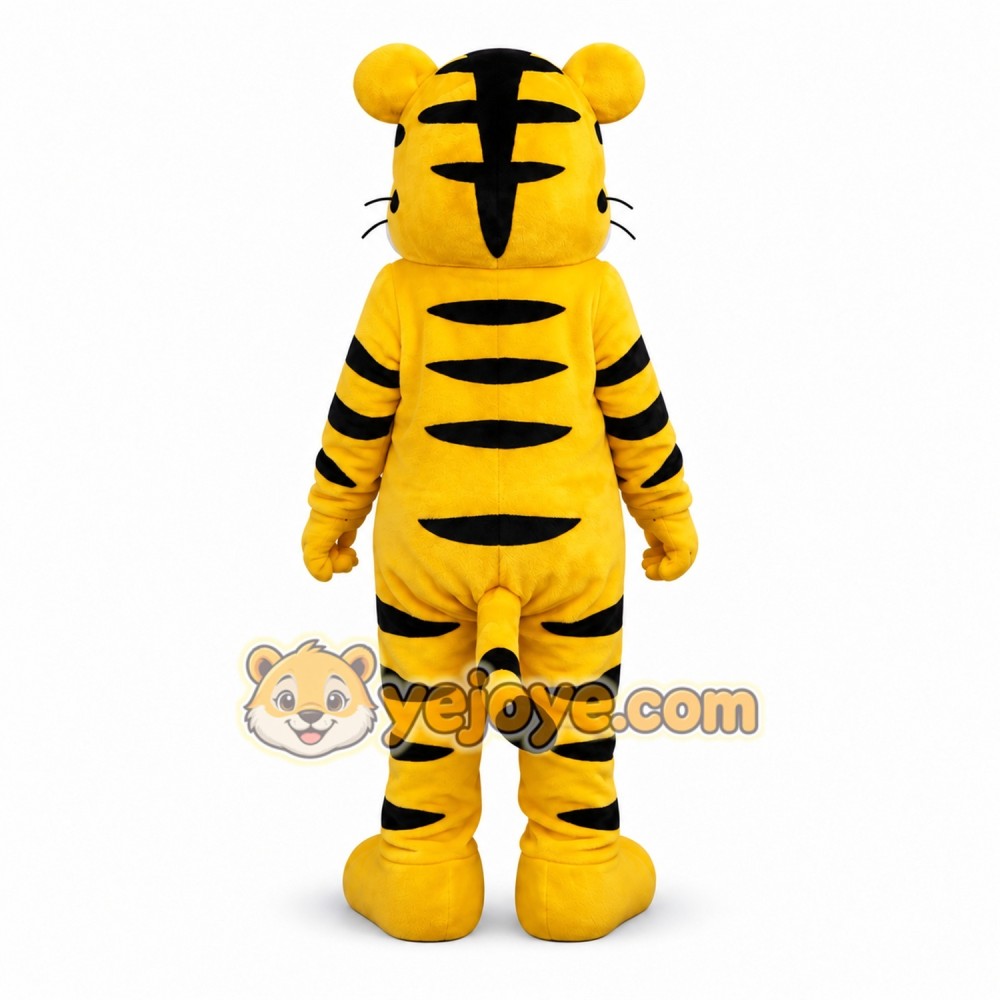 Yellow Tiger Mascot Costume for Parties and Events Yellow Tiger Mascot Costume for Parties and Events