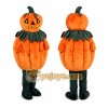 Orange Pumpkin Mascot Costume for Halloween Events Orange Pumpkin Mascot Costume for Halloween Events