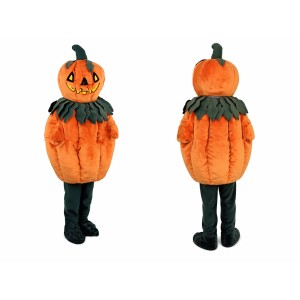 Orange Pumpkin Mascot Costume for Halloween Events