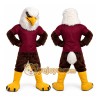 Brown Eagle Mascot Costume with Yellow Feet