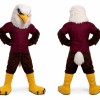 Brown Eagle Mascot Costume with Yellow Feet