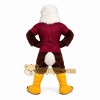Brown Eagle Mascot Costume with Yellow Feet