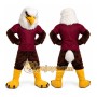 Brown Eagle Mascot Costume with Yellow Feet