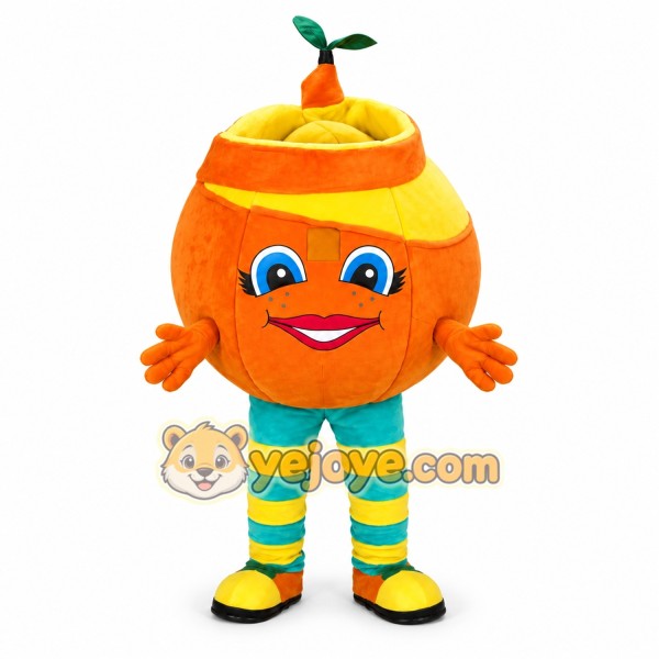 Orange Fruit Mascot Costume for Kids and Adults Orange Fruit Mascot Costume for Kids and Adults