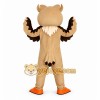 Owl Mascot Costume Beige Color Owl Mascot Costume Beige Color