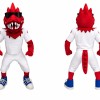 Red Dragon Mascot Costume