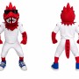 Red Dragon Mascot Costume