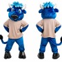 Blue Bull Mascot Costume