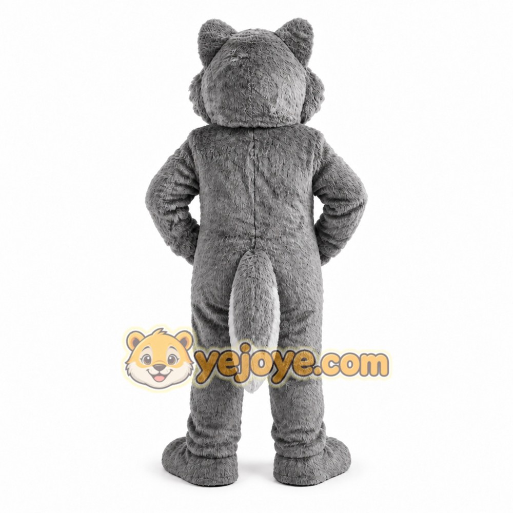 Gray Wolf Mascot Costume for Kids and Adults Gray Wolf Mascot Costume for Kids and Adults