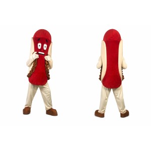 Red Hot Dog Mascot Costume