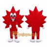 Red Leaf Mascot Costume for Events and Performances Red Leaf Mascot Costume for Events and Performances