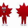 Red Leaf Mascot Costume for Events and Performances