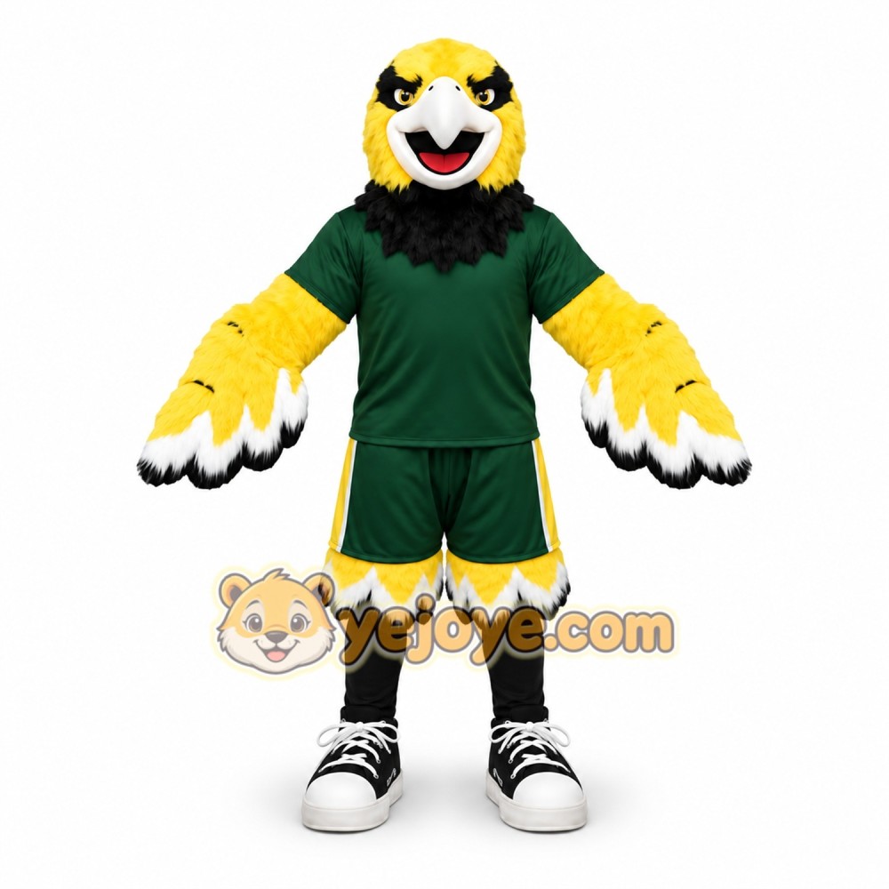Yellow Bird Mascot Costume for Kids and Adults