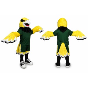 Yellow Bird Mascot Costume for Kids and Adults