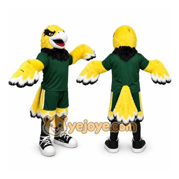 Yellow Bird Mascot Costume for Kids and Adults