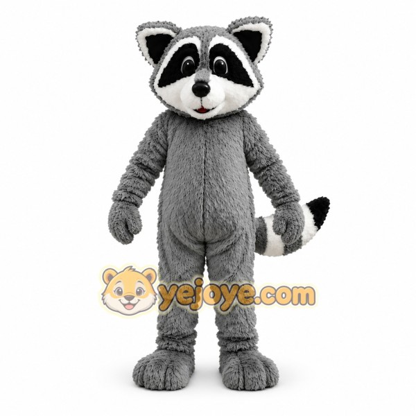Gray Raccoon Mascot Costume for Parties and Events Gray Raccoon Mascot Costume for Parties and Events