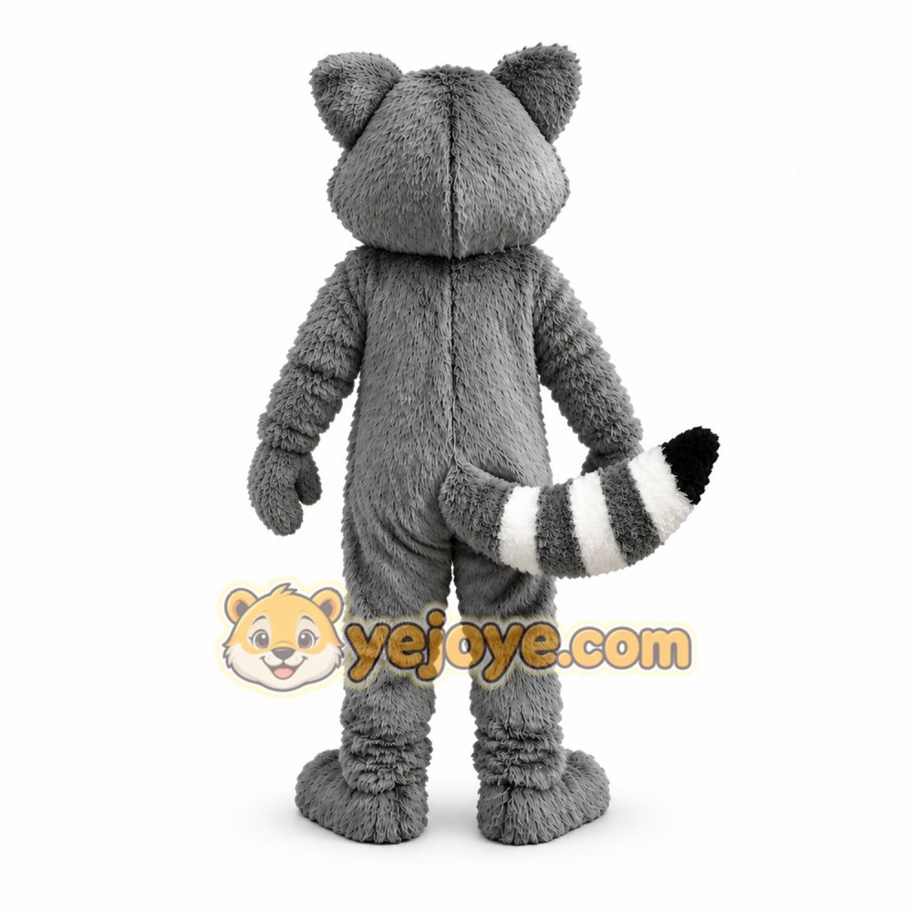 Gray Raccoon Mascot Costume for Parties and Events Gray Raccoon Mascot Costume for Parties and Events