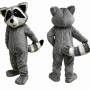 Gray Raccoon Mascot Costume for Parties and Events