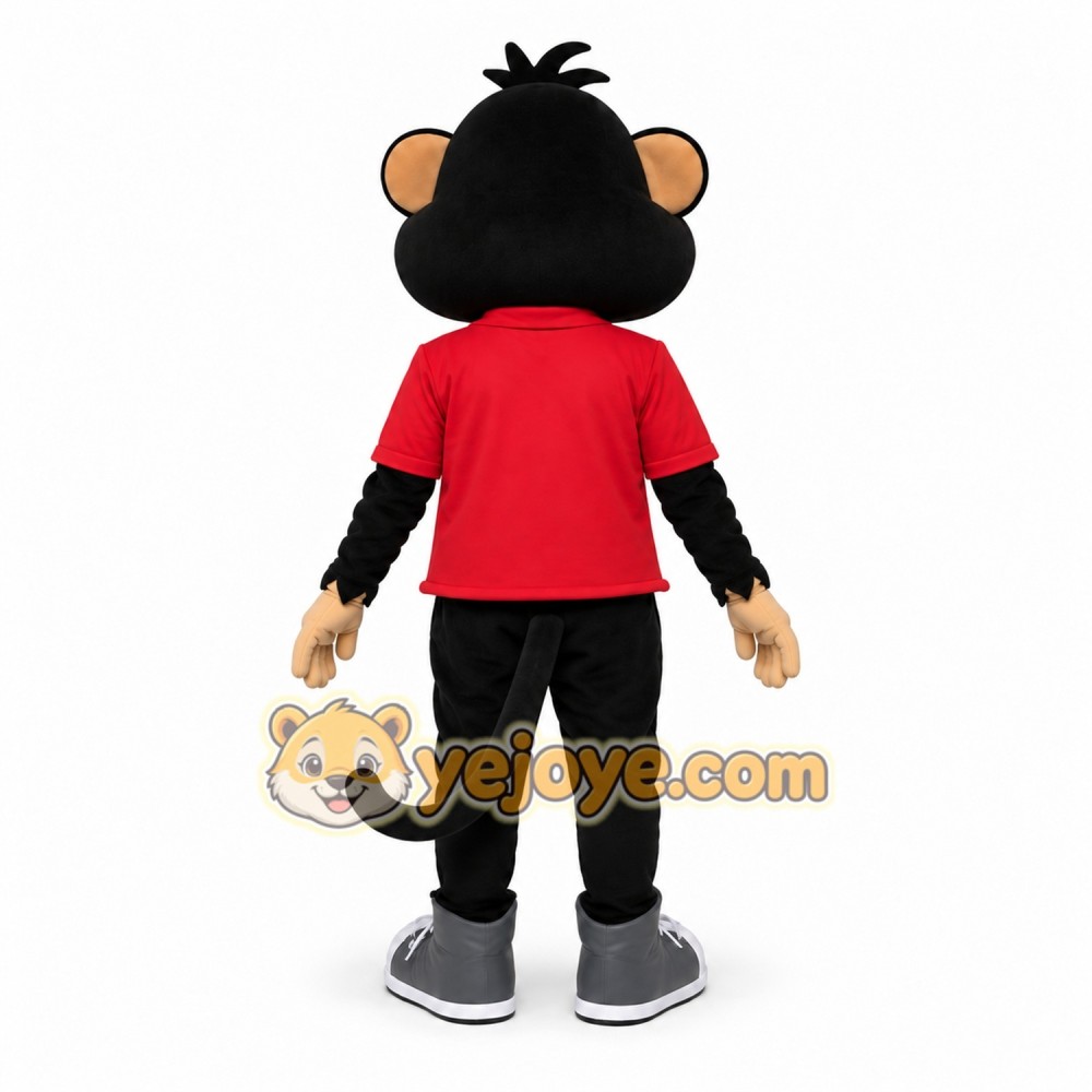 Red Monkey Mascot Costume Red Monkey Mascot Costume