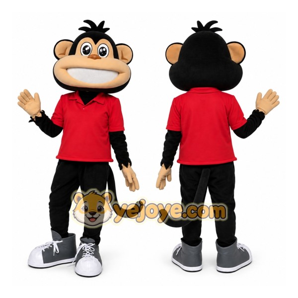 Red Monkey Mascot Costume