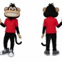 Red Monkey Mascot Costume