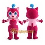 Pink Cat Mascot Costume