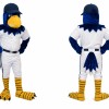 Blue Bird Mascot Costume with Cap