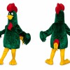 Green Chicken Mascot Costume for Kids and Adults
