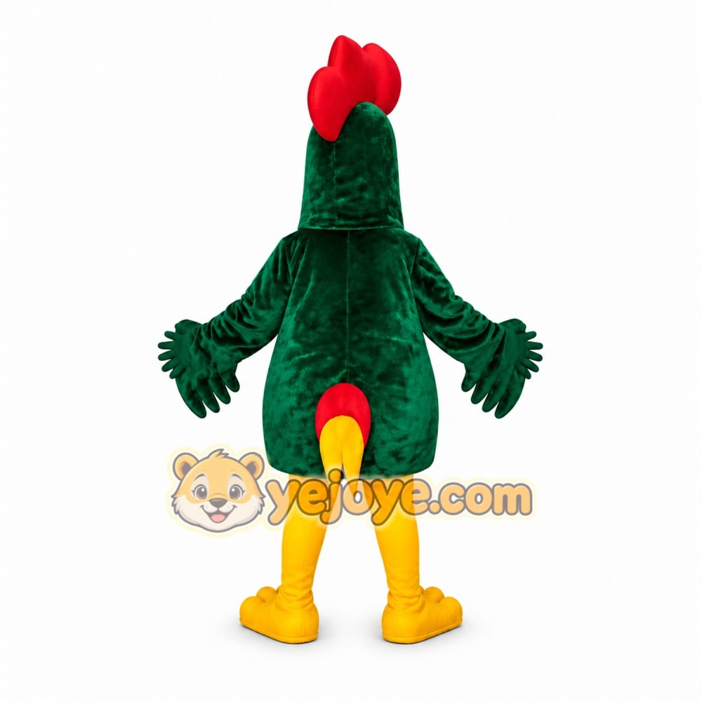 Green Chicken Mascot Costume for Kids and Adults Green Chicken Mascot Costume for Kids and Adults
