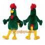 Green Chicken Mascot Costume for Kids and Adults