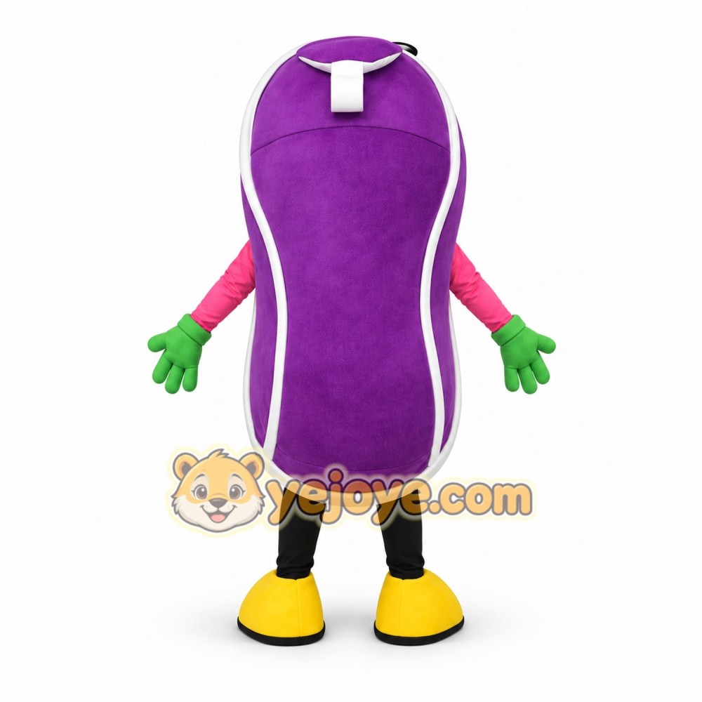 Purple Shoe Mascot Costume