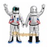 Silver Astronaut Mascot Costume for Kids