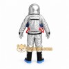 Silver Astronaut Mascot Costume for Kids