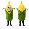 Corn Mascot Costume Yellow and Green Fun Outfit