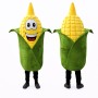 Corn Mascot Costume Yellow and Green Fun Outfit