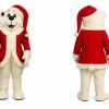 Red Polar Bear Mascot Costume